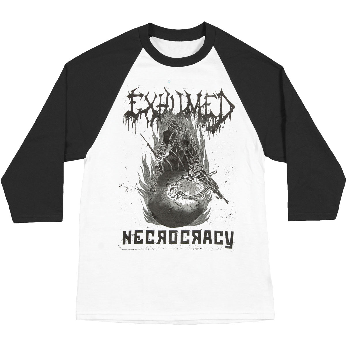Exhumed Necrocracy Baseball Jersey Front