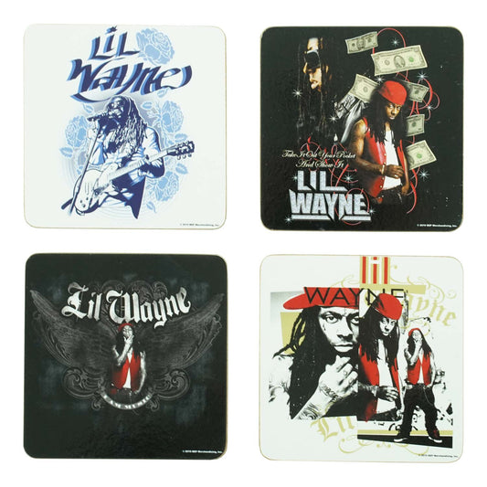 Lil Wayne Mixed (Set Of 4) Coaster Set Front