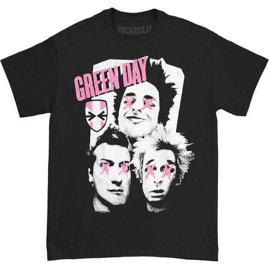 Green Day Patchwork T-shirt Front