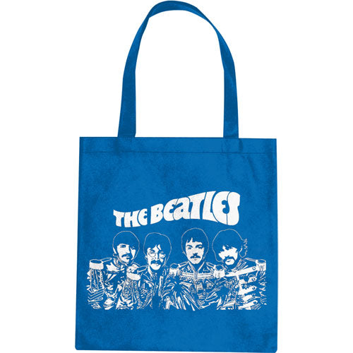 Beatles Sgt Pepper Band Grocery Tote