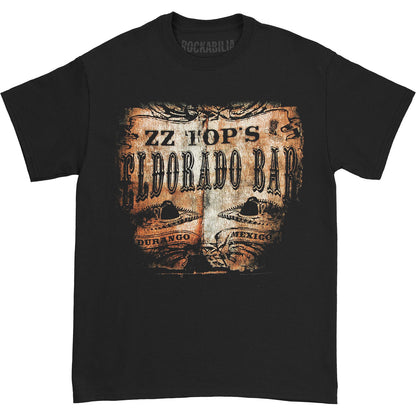 ZZ Top El Dorado Bar 2012 Tour T-shirt Front