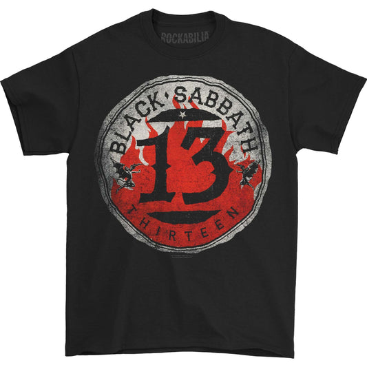Black Sabbath 13 Flame Circle T-shirt Front