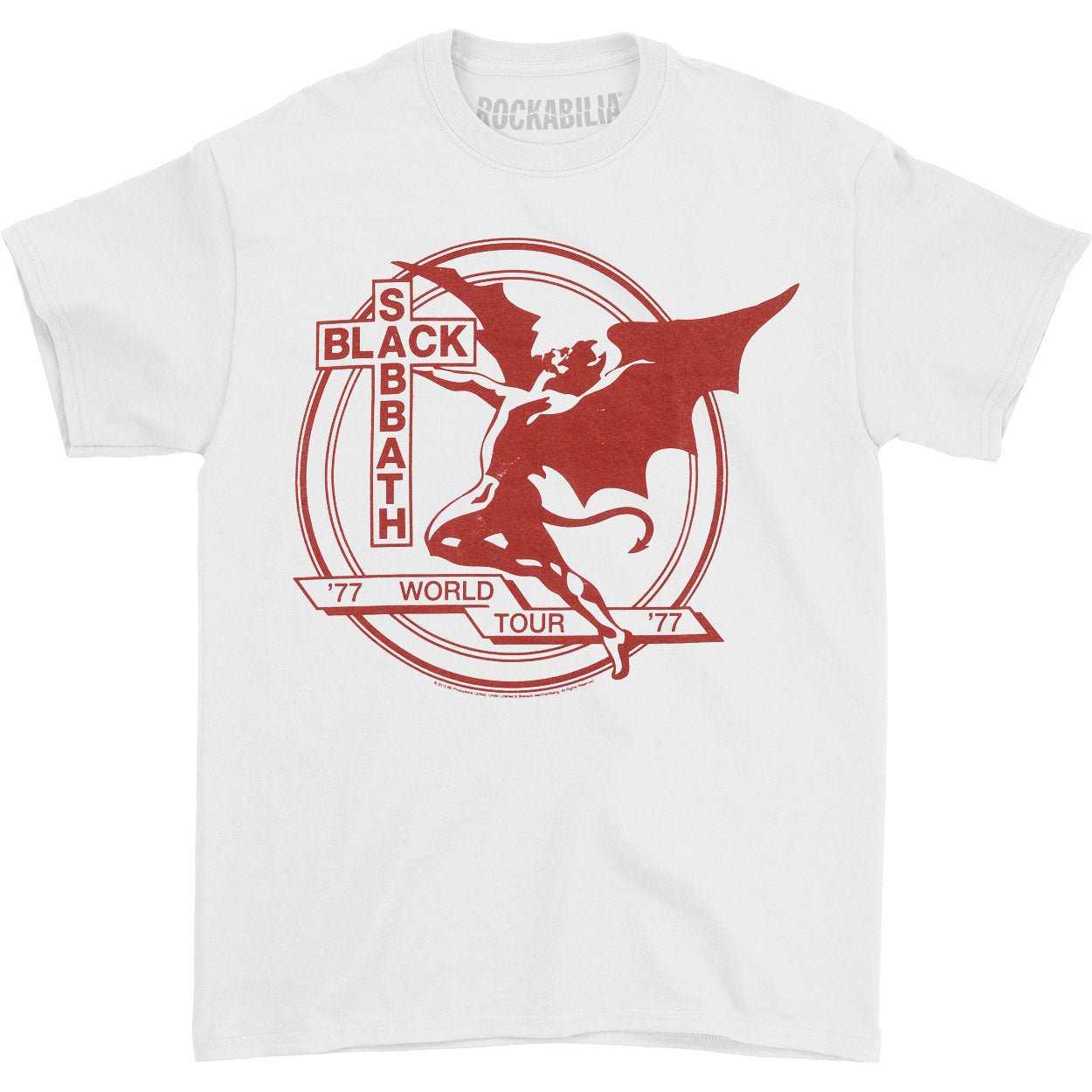 Black Sabbath World Tour 77 T-shirt