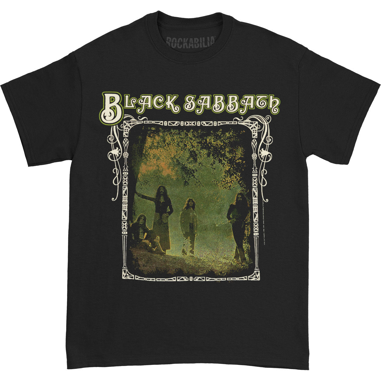 Black Sabbath Photo Framed T-shirt Front