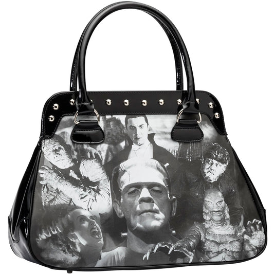 Universal Monsters Monster Collage Girls Handbag Front