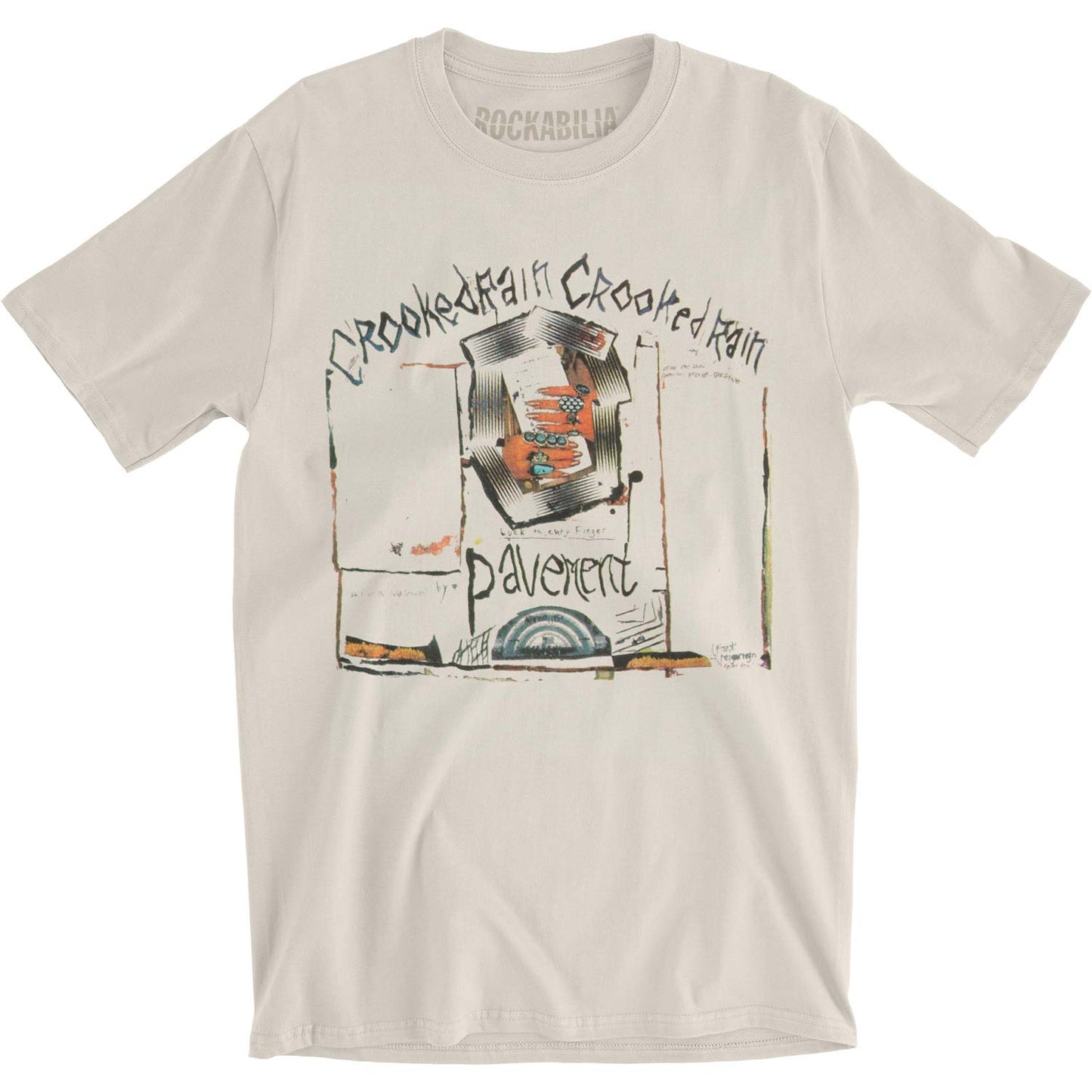 Pavement Crooked Rain Slim Fit T-shirt Front