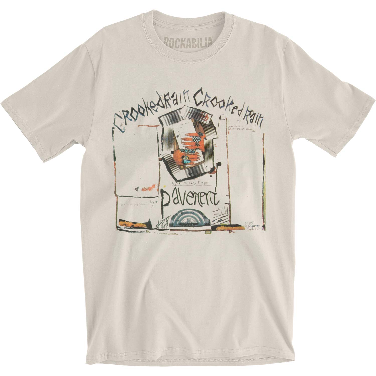 Pavement Crooked Rain Slim Fit T-shirt Front
