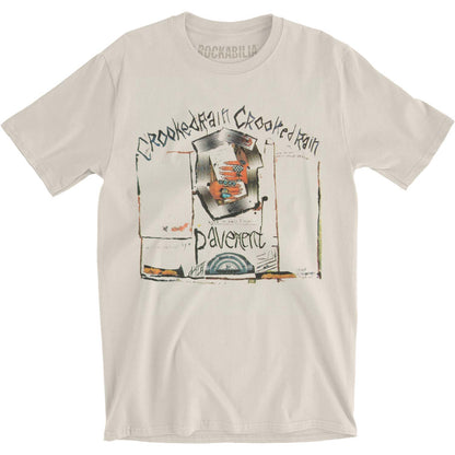 Pavement Crooked Rain Slim Fit T-shirt Front
