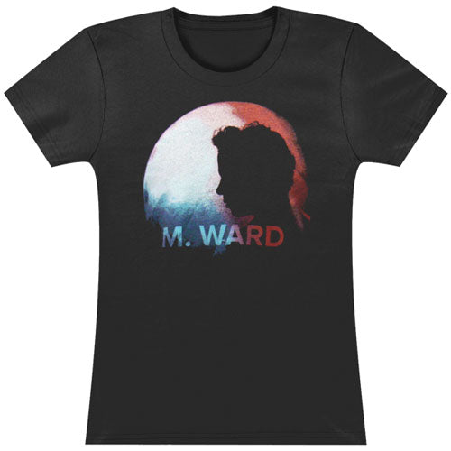 M. Ward Girl's Wasteland Moon Photo Junior Top Front