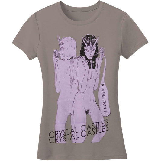 Crystal Castles Girl's Affection Junior Top Front