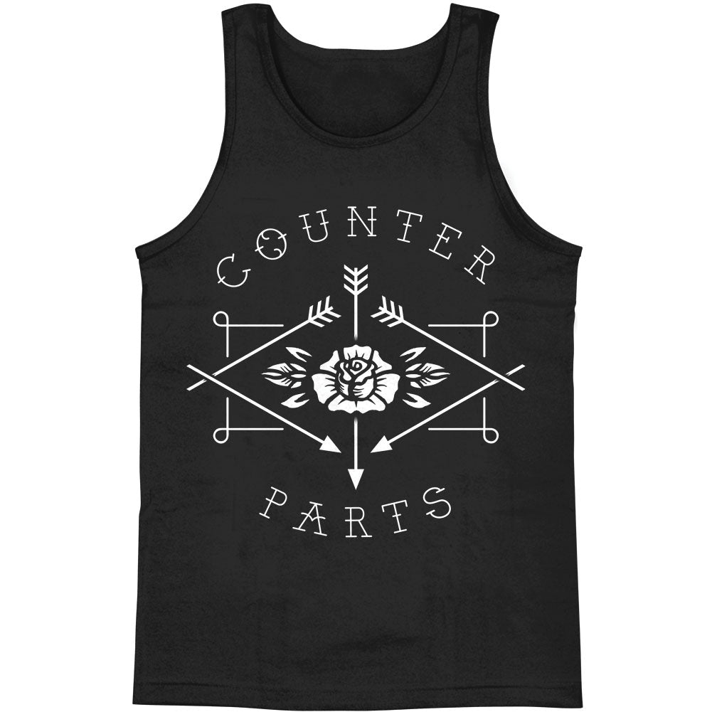 Counterparts Arrow Logo Mens Tank Front