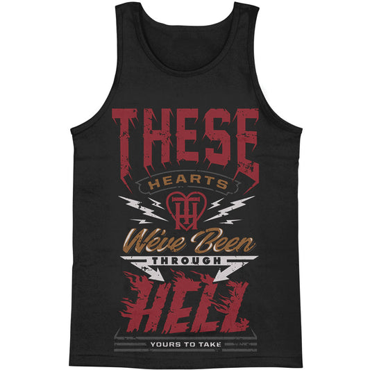 These Hearts Hell Mens Tank Front