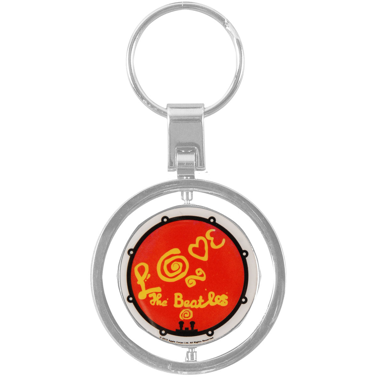 Beatles Magical Mystery Spinner Key Chain Back