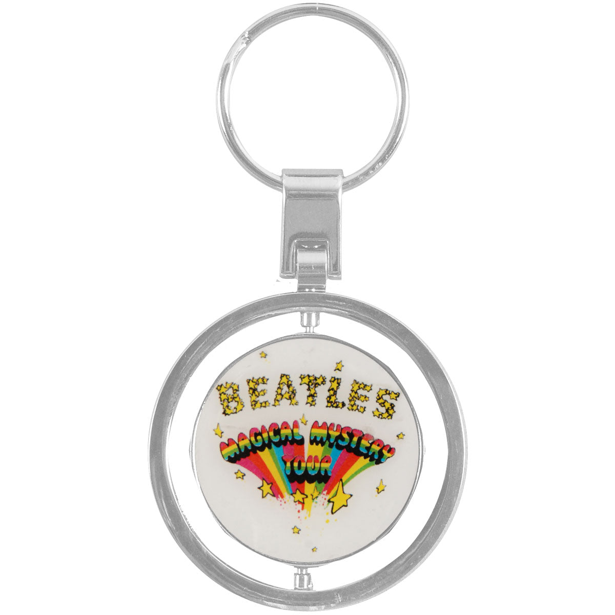 Beatles Magical Mystery Spinner Key Chain Front