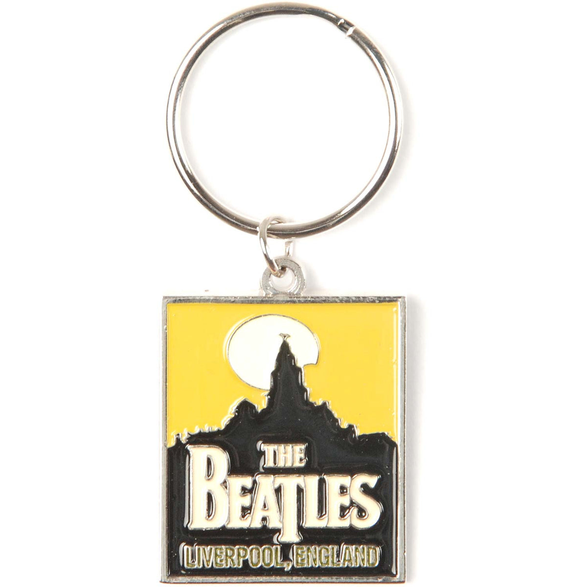 Beatles Liverpool, England Metal Key Chain Front