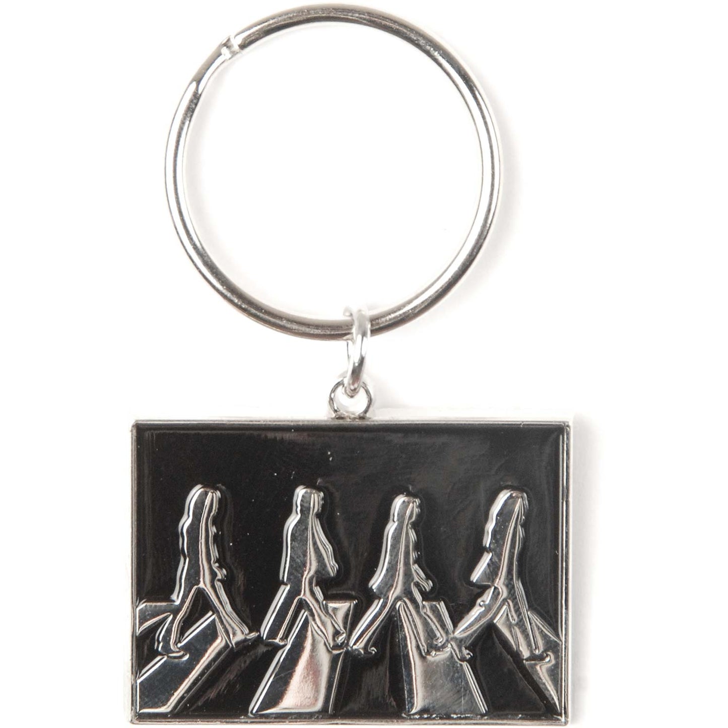 Beatles Abbey Road Crossing Metal Key Chain Front