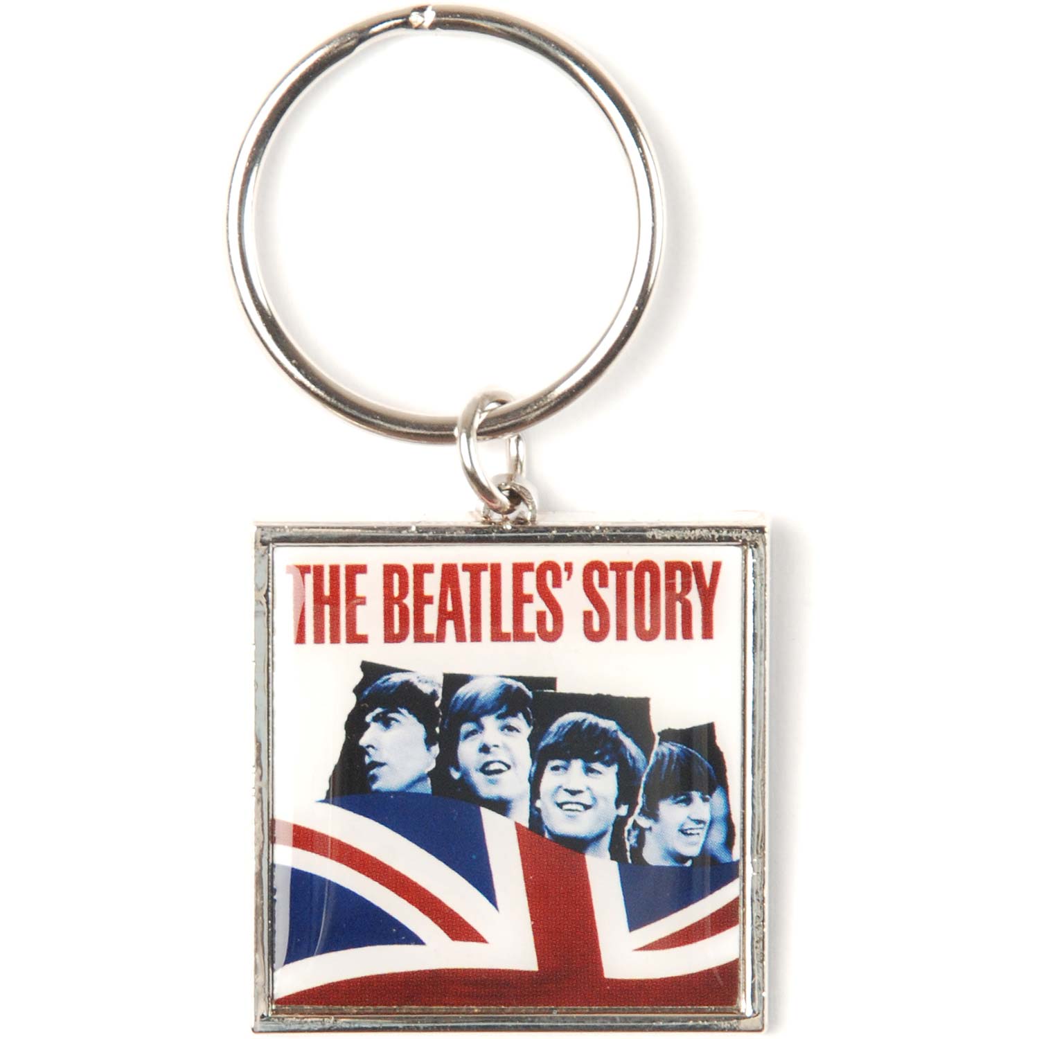 The Beatles Story Photo Metal Key Chain Front