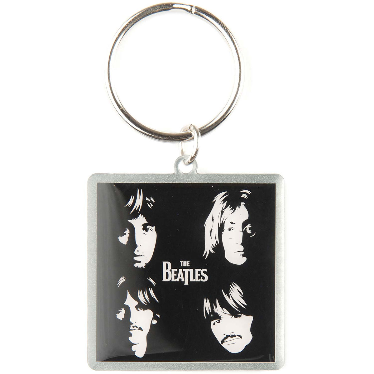 Beatles Metal Key Chain Front