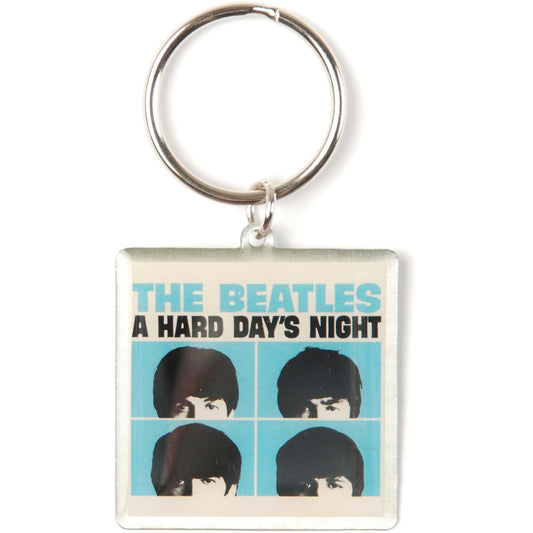 Beatles Metal Key Chain Front