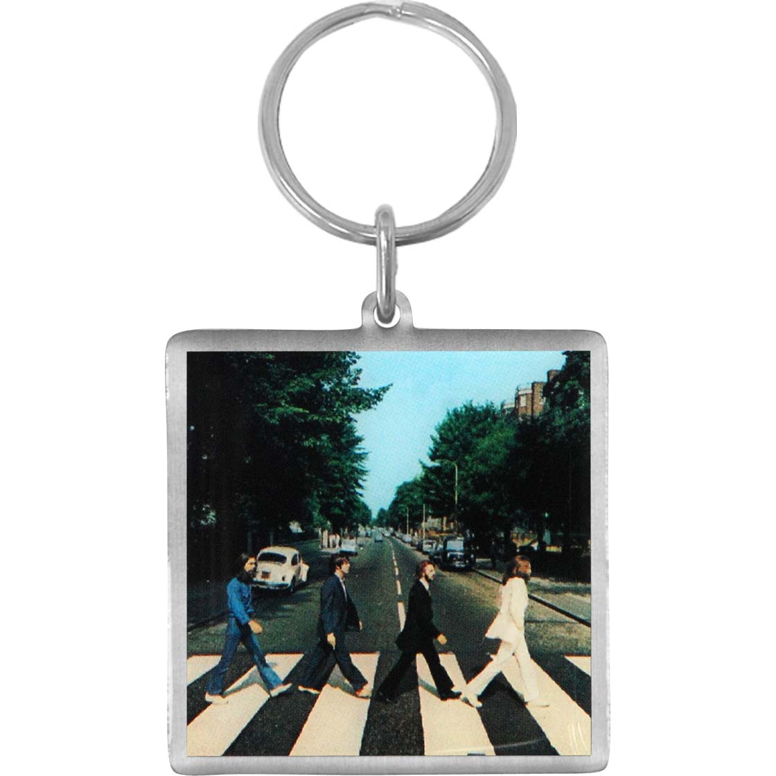 Beatles Metal Key Chain Front