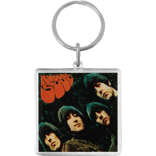Beatles Metal Key Chain Front