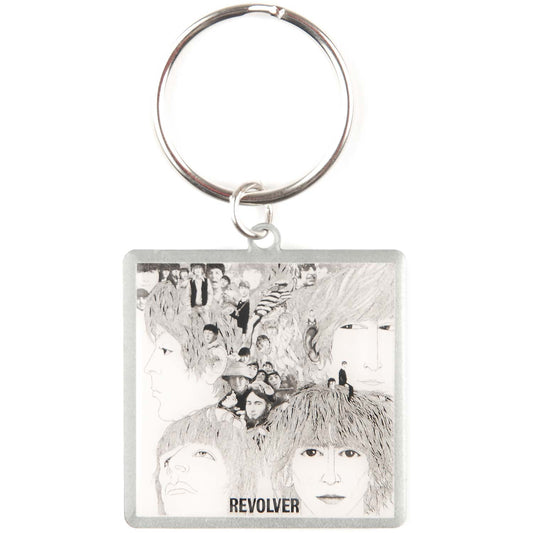 Beatles Metal Key Chain Front