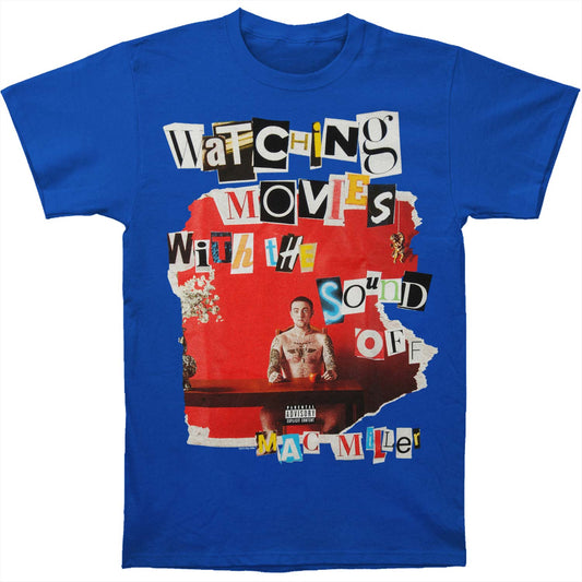 Mac Miller Ransom Letters Mens Soft T Slim Fit T-shirt Front