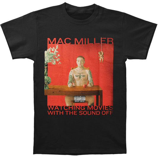 Mac Miller Watching Movie Mens Soft T Slim Fit T-shirt Front