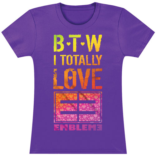 Emblem3 B.T.W. Junior Top Front