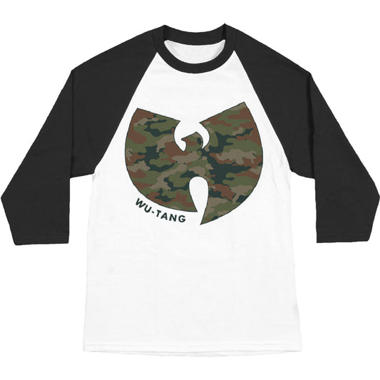 Wu Tang Clan Camo Logo Baseball Jersey Front