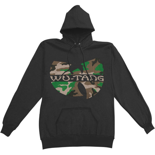 Wu Tang Clan Camo Logo Pullover Hoodie Mens Hooded Sweatshirt Front