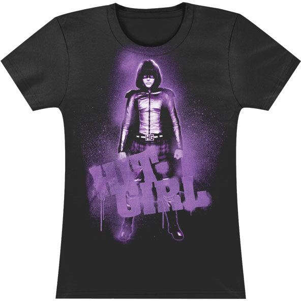 Kick-ass Hit Girl Splatter Junior Top Front