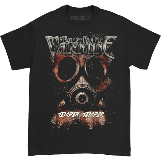Bullet For My Valentine Temper Temper Gas Mask T-shirt Front