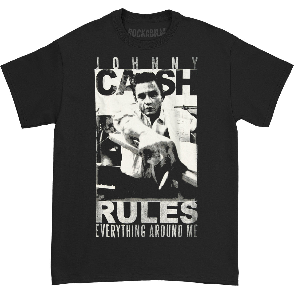 Johnny Cash Rules T-shirt Front