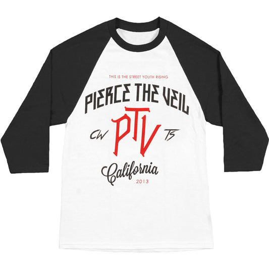 Pierce The Veil Youth Rising B&W Baseball Jersey Front