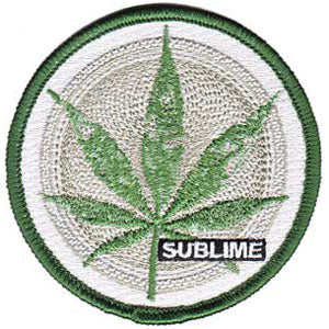 Sublime Leaf Embroidered Patch Front