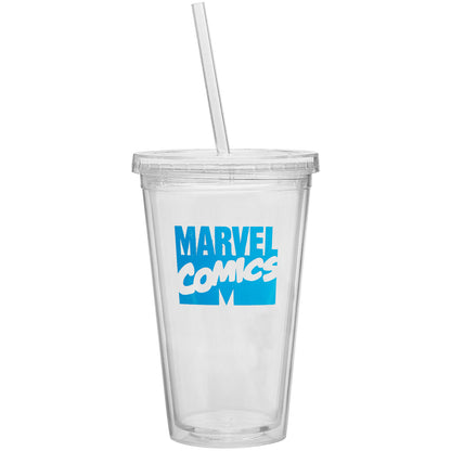 Captain America Shield Straw Tumbler Back