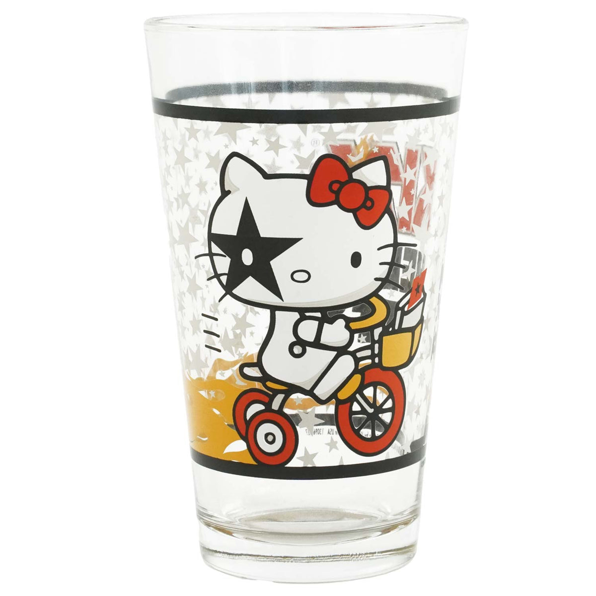 KISS Bicycle Pint Glass Back