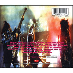 KISS CD Back