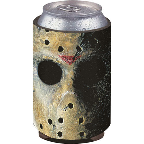 Friday The 13th Jason Mask Can Cooler Front