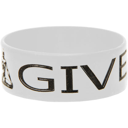 MC Yogi Give Love Rubber Bracelet Front