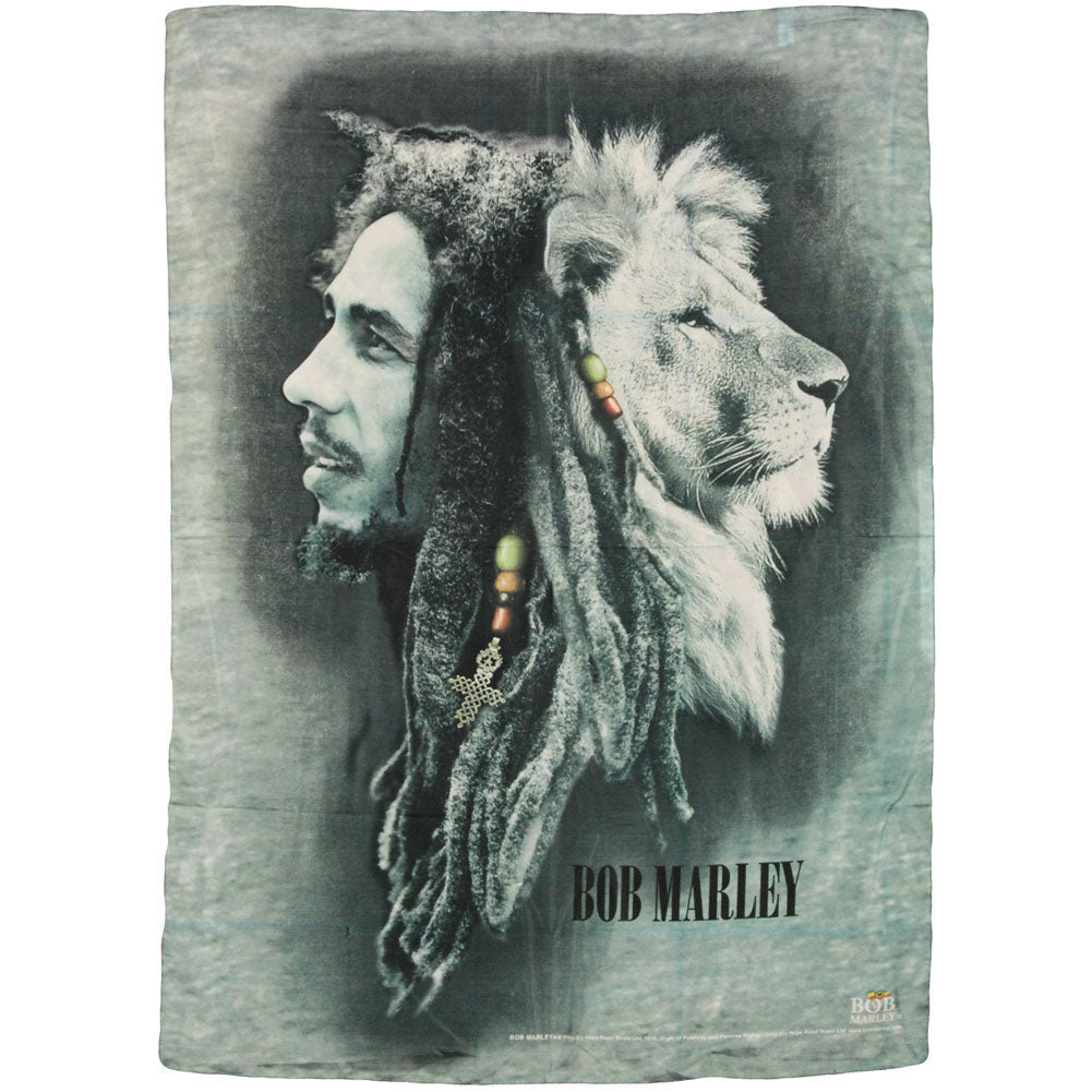 Bob Marley Profiles Poster Flag Front