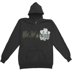 Good Riddance Bombs Zippered Hooded Sweatshirt Front