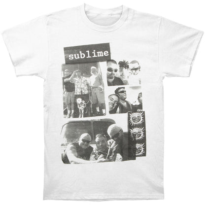 Sublime B&W Box Photos Slim Fit T-shirt Front