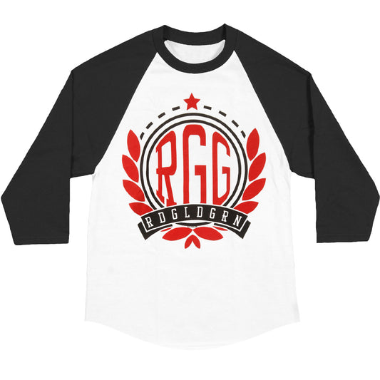RDGLDGRN RRG Logo Raglan Baseball Jersey Front