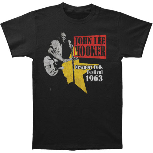 John Lee Hooker Newport Folk Festival '63 Vintage T-shirt Front
