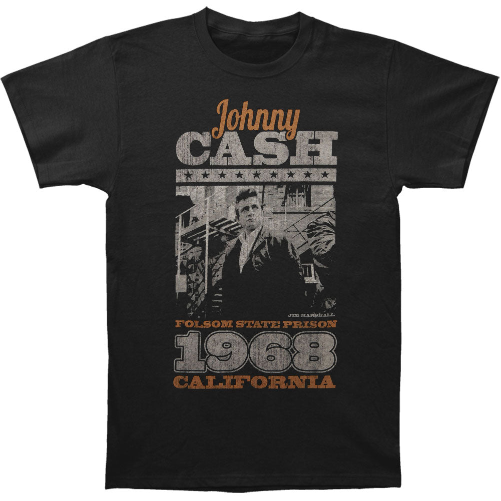 Johnny Cash Arrival Vintage T-shirt Front