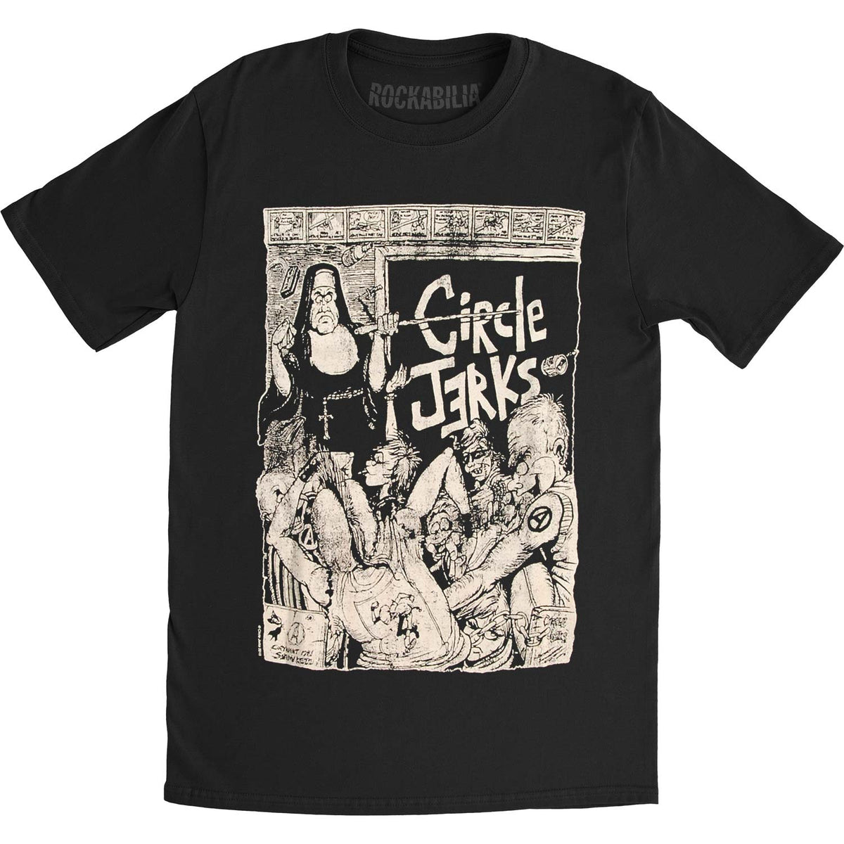 Circle Jerks Bad Religion Slim Fit T-shirt Front