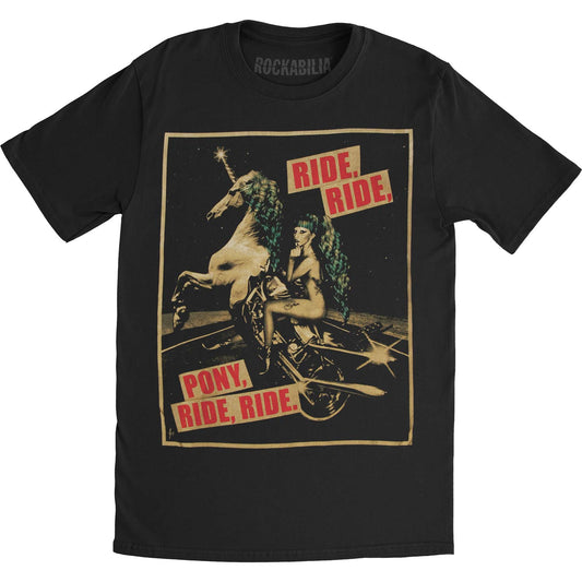 Lady Gaga Pony Ride 2013 Tour Slim Fit T-shirt Front