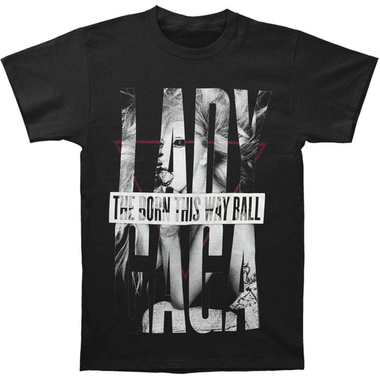 Lady Gaga Vintage Triangle Tee Slim Fit T-shirt Front